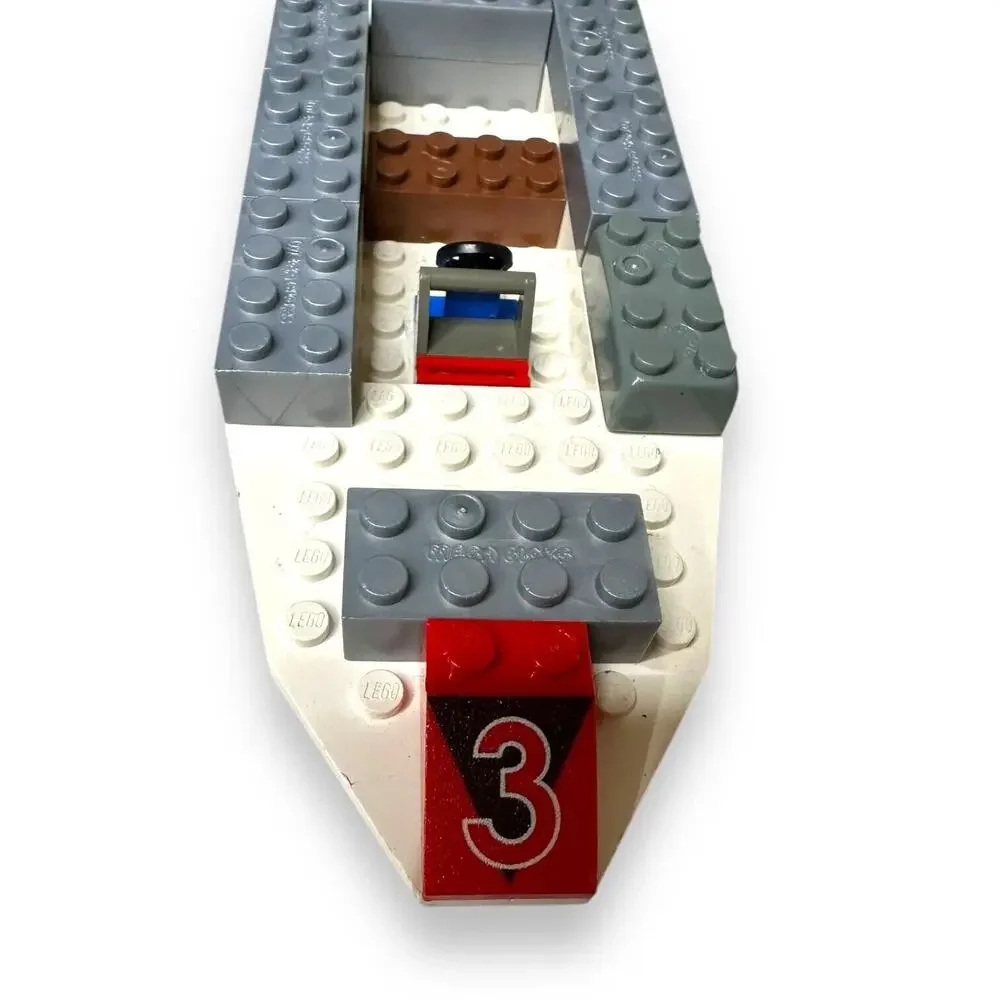 Lego Fire 327 Floating Boat Hull From Set 6429 1999 Authentic Vintage Red White
